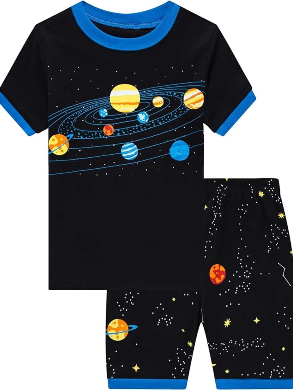 Space Pajamas 2PCS Set - Picture 2 of 2